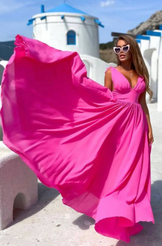 Maxi šaty JULEA (pink)
