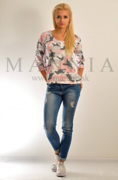 Army mikina pink